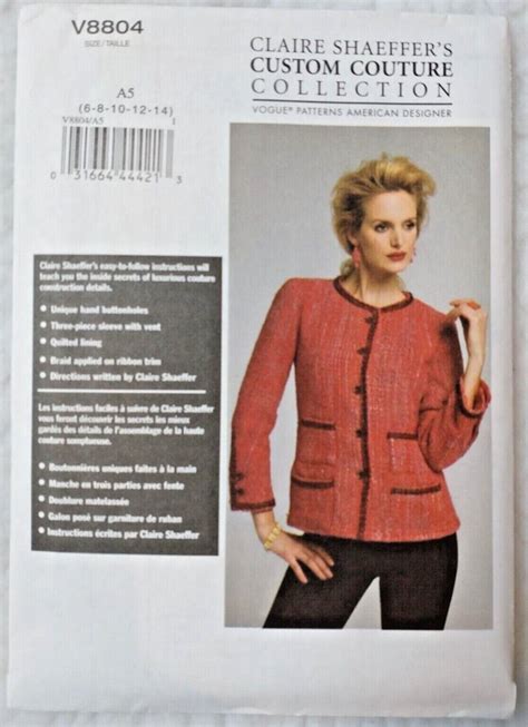 Vogue V8804 Sewing Pattern Review, The French Jacket.